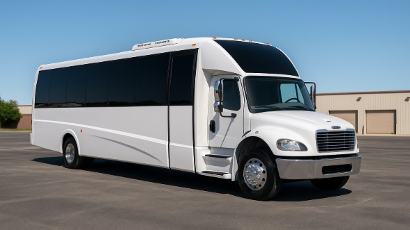 Exterior of Charter Bus Company La Crosse's 15 Passenger Minibus in La Crosse