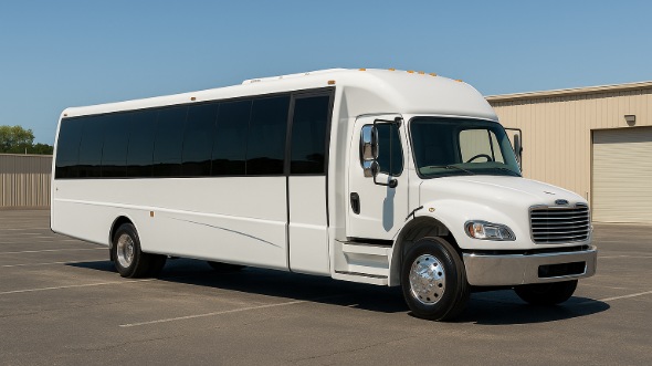 Exterior of Charter Bus Company La Crosse's 20 Passenger Mini bus in La Crosse