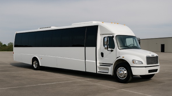 Exterior of Charter Bus Company La Crosse's 25 Passenger Mini bus in La Crosse