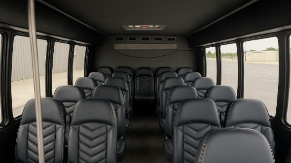 la crosse 25 passenger minibus inside