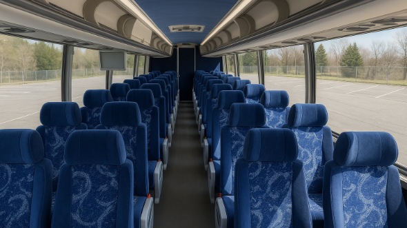 la crosse 54 passenger charter bus inside
