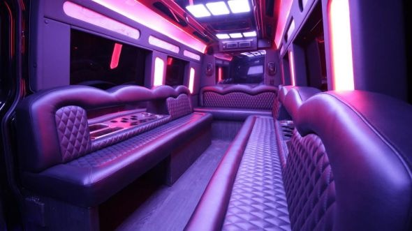 la crosse sprinter limo rental inside